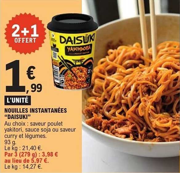 NOUILLES INSTANTANÉES “DAISUKI”