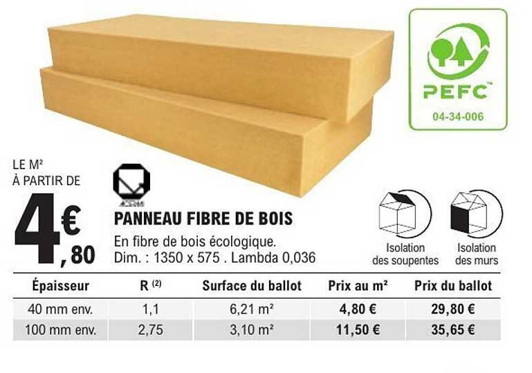PANNEAU FIBRE DE BOIS
