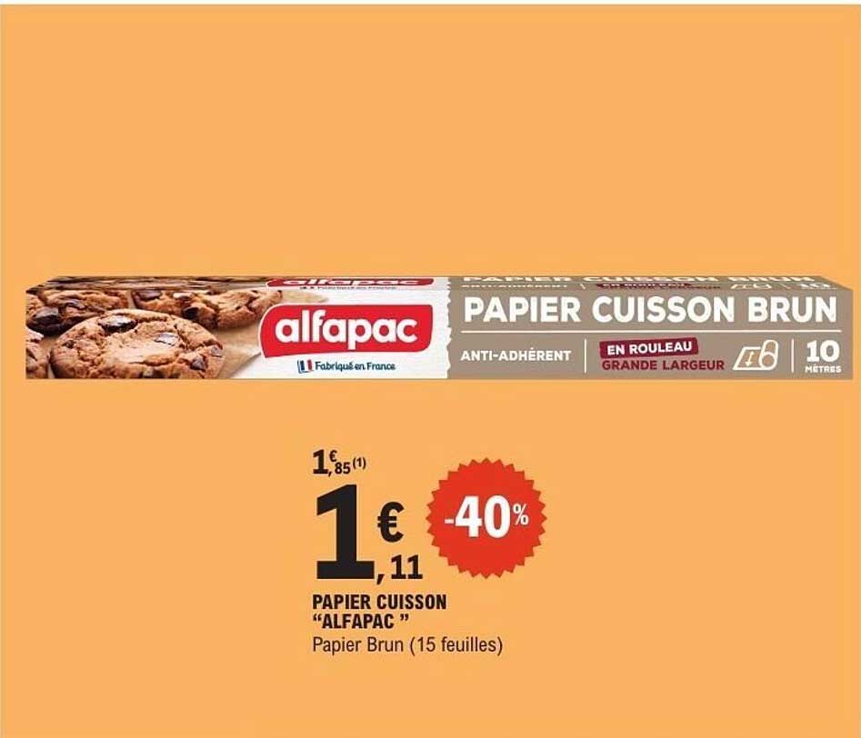 PAPIER CUISSON BRUN
