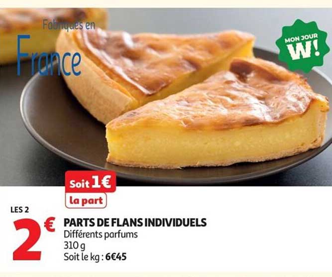 PARTS DE FLANS INDIVIDUELS