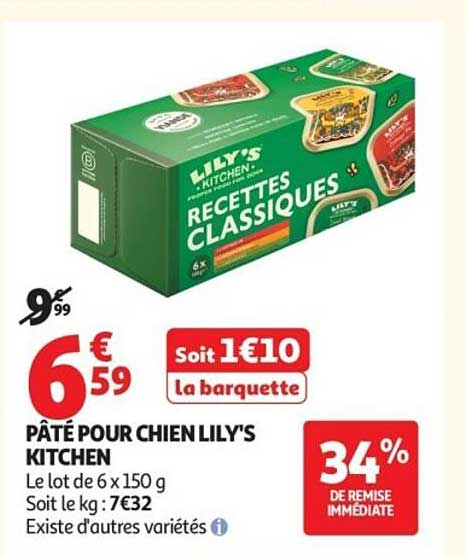 PÂTÉ POUR CHIEN LILY'S KITCHEN