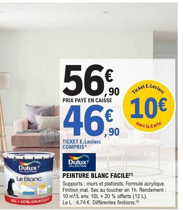 PEINTURE BLANC FACILE