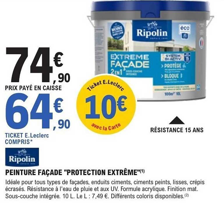 PEINTURE FAÇADE "PROTECTION EXTRÊME"