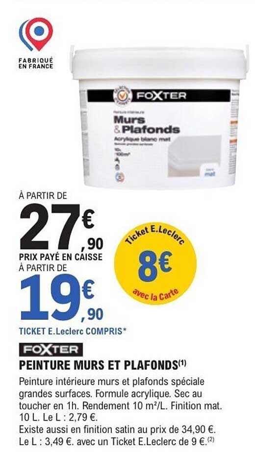 PEINTURE MURS ET PLAFONDS