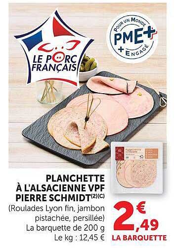 PLANCHETTE À L'ALSACIENNE VPF PIERRE SCHMIDT(2)(C)