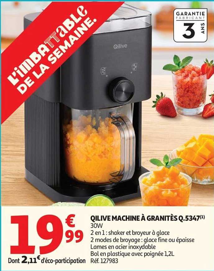 QILIVE MACHINE À GRANITÉS Q.5347(1)