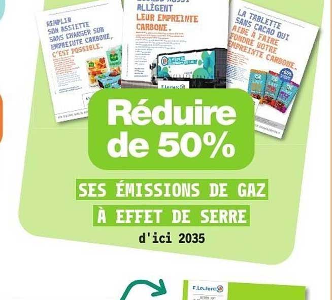 Réduire de 50% ses émissions de gaz à effet de serre d'ici 2035