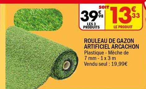 ROULEAU DE GAZON ARTIFICIEL ARCACHON