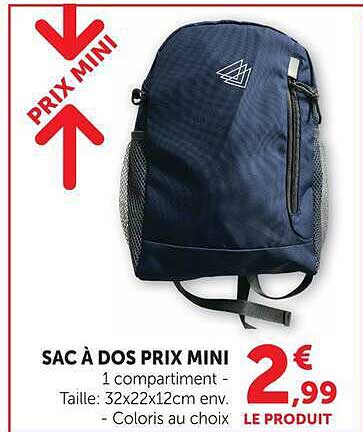 SAC À DOS PRIX MINI