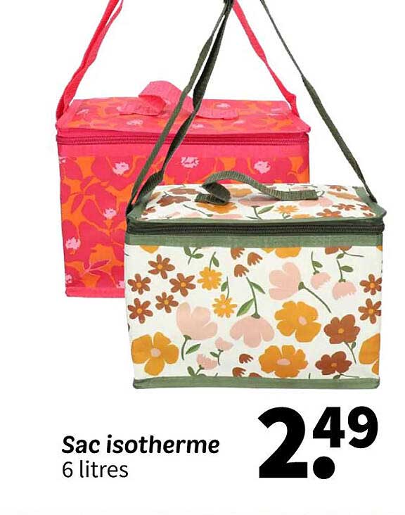 Sac isotherme 6 litres