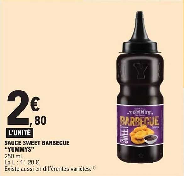 SAUCE SWEET BARBECUE “YUMMYS”