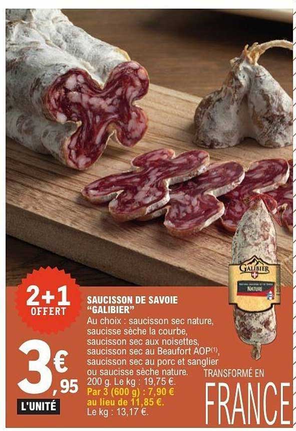SAUCISSON DE SAVOIE “GALIBIER”