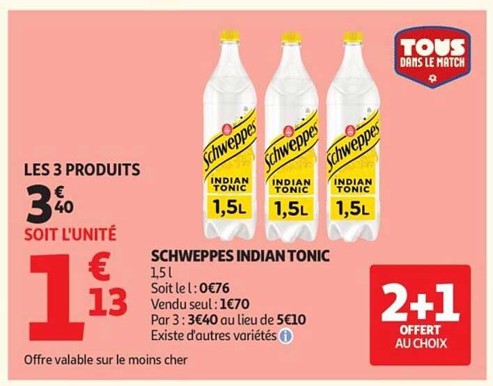SCHWEPPES INDIAN TONIC