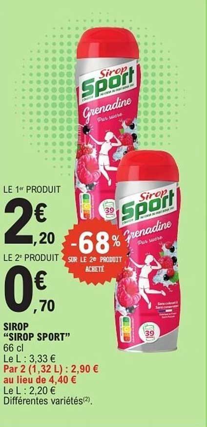 SIROP "SIROP SPORT" 66 cl