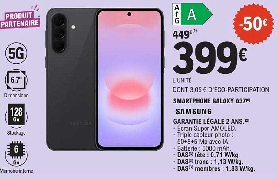 SMARTPHONE GALAXY A37