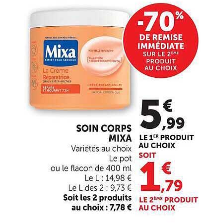 SOIN CORPS MIXA
