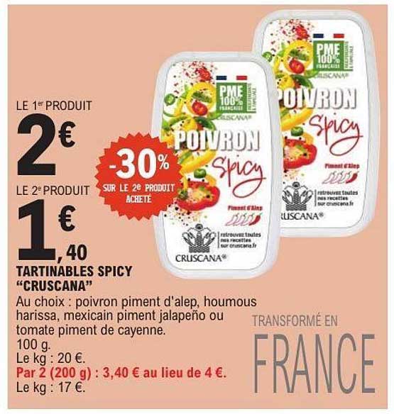 TARTINABLES SPICY "CRUSCANA"