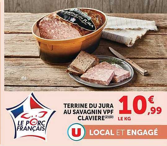 TERRINE DU JURA AU SAVAGNIN VPF CLAVIERE