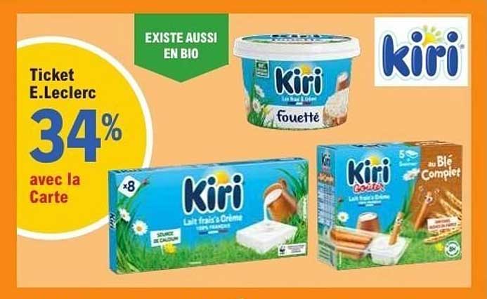 Ticket E.Leclerc 34% avec la Carte