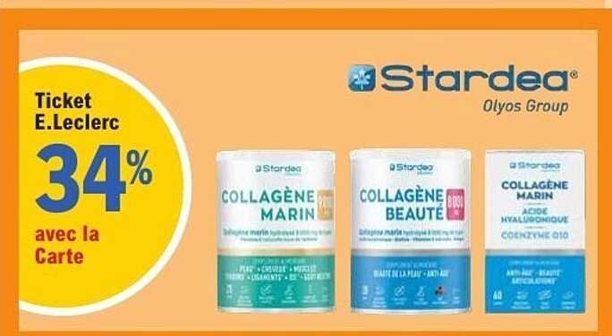 Ticket E.Leclerc 34% avec la Carte
