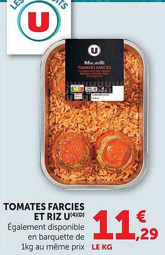 TOMATES FARCIES ET RIZ U(4)D
