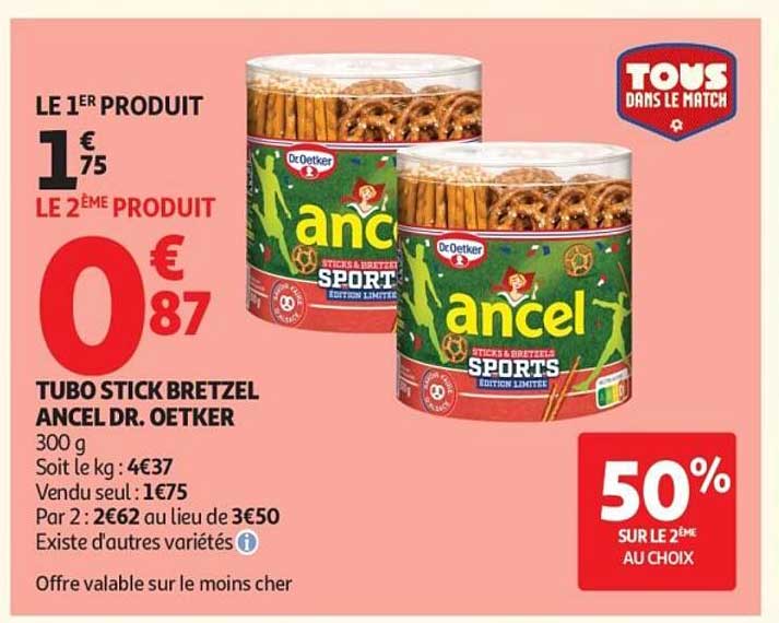 TUBO STICK BRETZEL ANCEL DR. OETKER