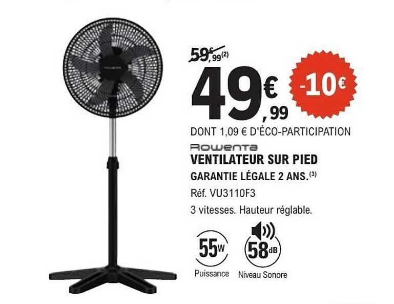 VENTILATEUR SUR PIED