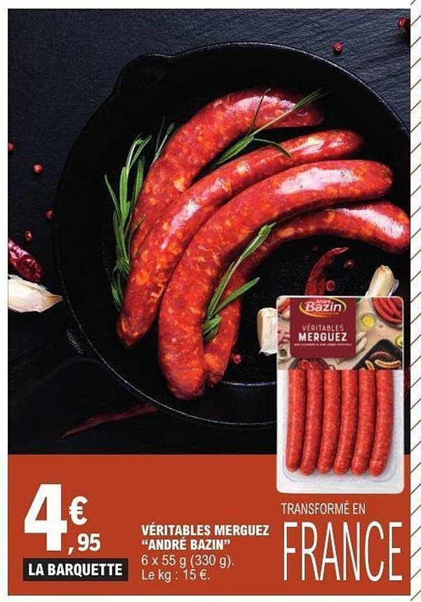 VÉRITABLES MERGUEZ "ANDRÉ BAZIN"