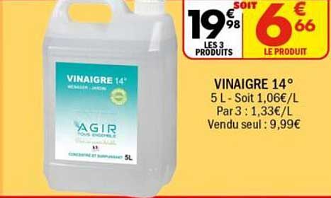 VINAIGRE 14°