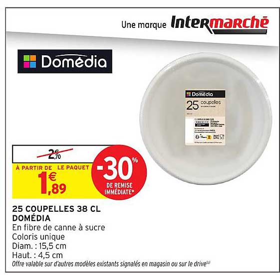 25 COUPELLES 38 CL DOMÉDIA
