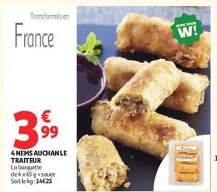 4 NEMS AUCHAN LE TRAITEUR