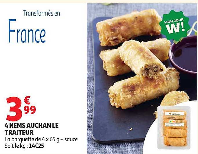 4 NEMS AUCHAN LE TRAITEUR