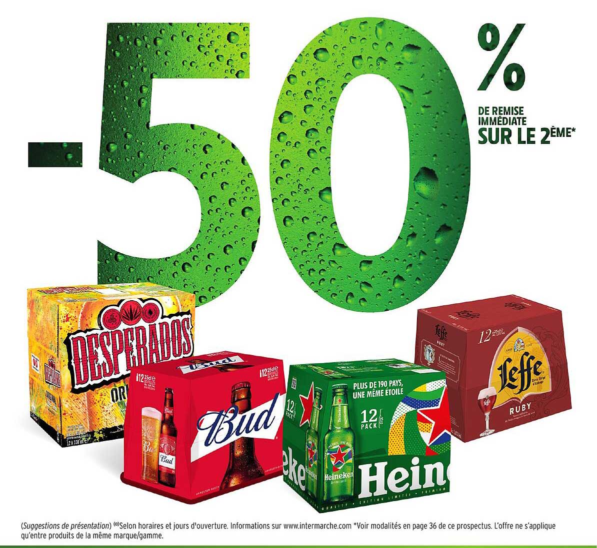-50% de remise immédiate sur le 2ème*