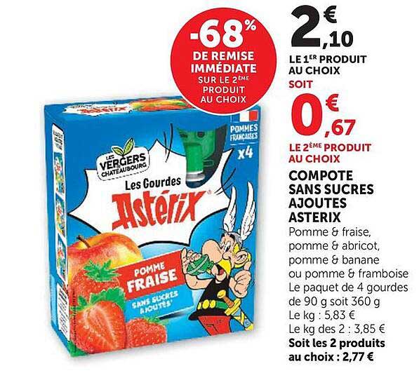 -68% DE REMISE IMMÉDIATE SUR LE 2ÈME PRODUIT AU CHOIX