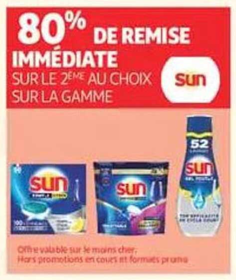 80% DE REMISE IMMÉDIATE SUR LE 2ÈME AU CHOIX SUR LA GAMME