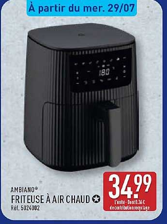 AMBIANO FRITEUSE À AIR CHAUD