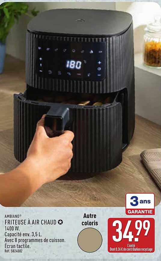 AMBIANO® FRITEUSE À AIR CHAUD