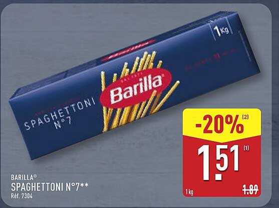 BARILLA® SPAGHETTONI N°7**