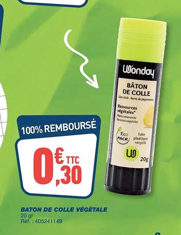 BATON DE COLLE VÉGÉTALE