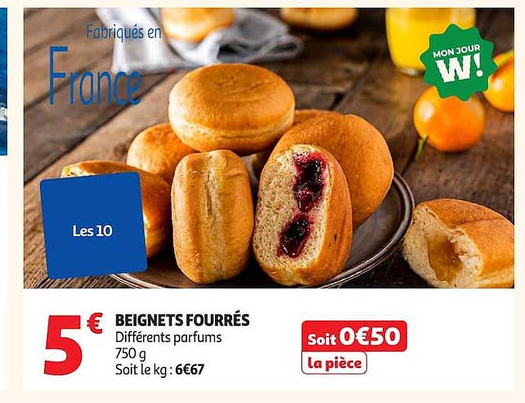 BEIGNETS FOURRÉS