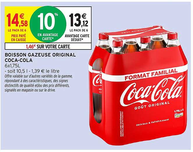 BOISSON GAZEUSE ORIGINAL COCA-COLA