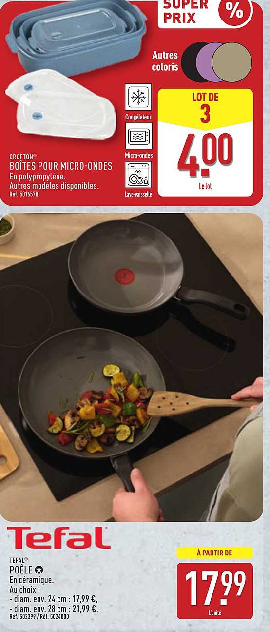 BOÎTES POUR MICRO-ONDES