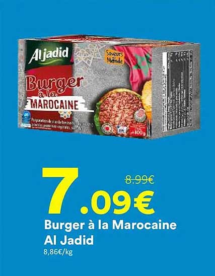 Burger à la Marocaine Al Jadid