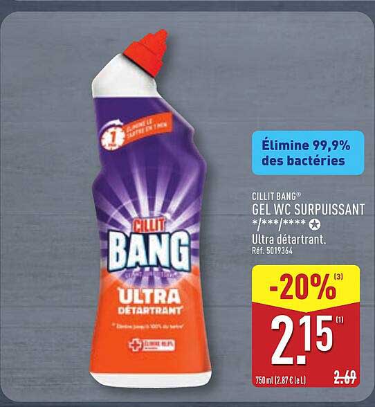 CILLIT BANG® GEL WC SURPUISSANT Ultra détartrant