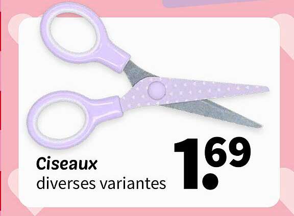 Ciseaux diverses variantes