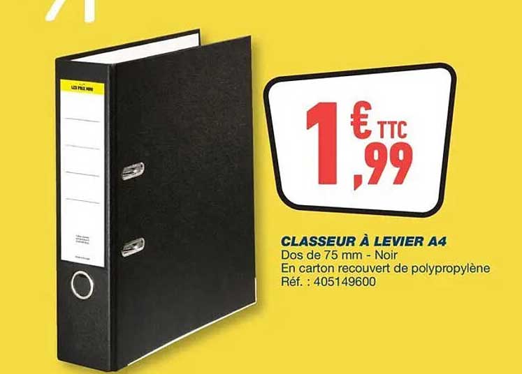 CLASSEUR À LEVIER A4