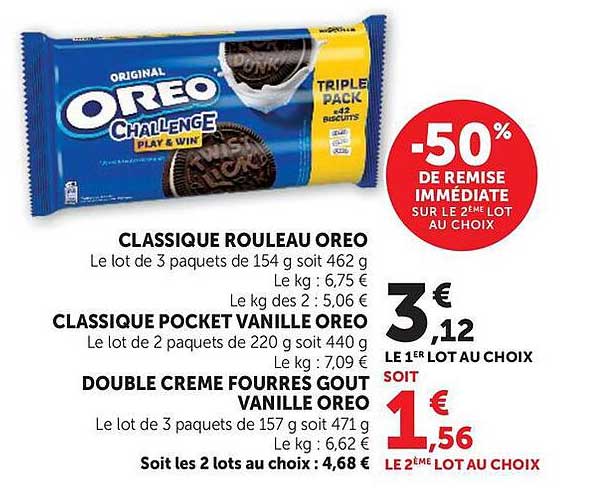 CLASSIQUE ROULEAU OREO