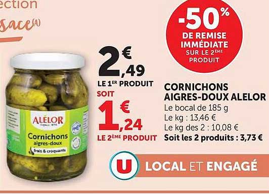 CORNICHONS AIGRES-DOUX ALELOR