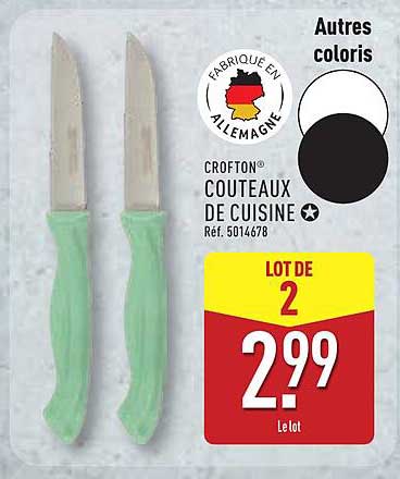 CROFTON® COUTEAUX DE CUISINE