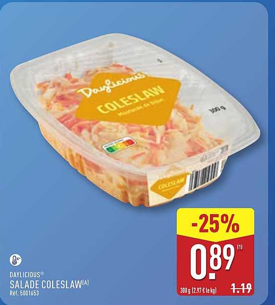 DAYLICIOUS® SALADE COLESLAW